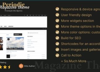 Periodique Un theme magazine premium pour WordPress