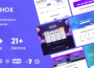 Phox Theme dhebergement WordPress WHMCS