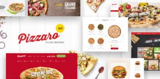 Pizzaro Theme WooCommerce pour Fast Food Restaurant