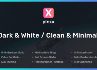 Plexx Portfolio et galerie video pour agence et studio