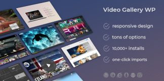 Plugin Galerie Video pour WordPress w YouTube Vimeo Pages Facebook