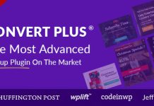 Plugin Popup pour WordPress ConvertPlus