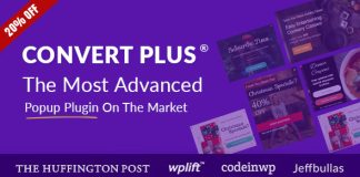 Plugin Popup pour WordPress ConvertPlus