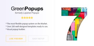 Plugin Popup pour WordPress Green Popups anciennement Layered Popups