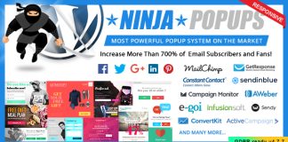 Plugin Popup pour WordPress Ninja Popups