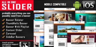 Plugin de Carrousel tout en un reactif All in One Slider Responsive