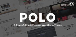 Polo Theme WordPress polyvalent et reactif a usage multiple