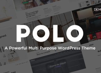 Polo Theme WordPress polyvalent et reactif a usage multiple