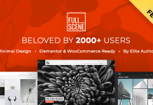 Portfolio Photography WordPress Theme FullScene