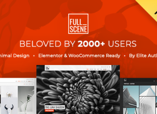 Portfolio Photography WordPress Theme FullScene