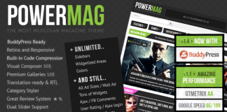 PowerMag Theme WordPress audacieux pour magazine et critiques