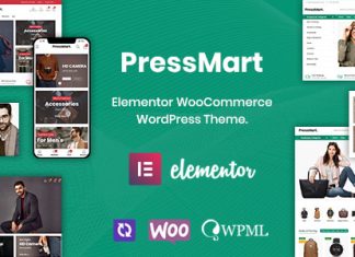 PressMart Theme WordPress moderne Elementor WooCommerce