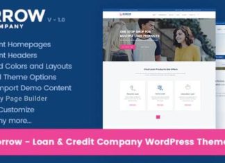 Pret Theme WordPress Responsive pour une Societe de Prets