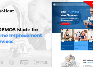 ProHauz Theme WordPress pour Handyman et Plombier
