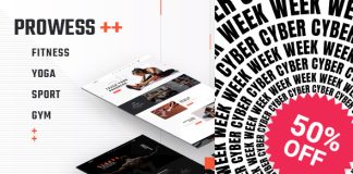 Prowess Theme WordPress pour fitness et salle de gym