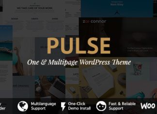 Pulse Premier theme WordPress