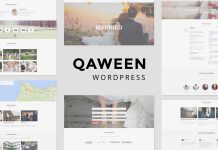 Qaween – Thème WordPress de mariage Qaween Theme WordPress de mariage