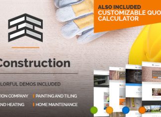 ReConstruction Theme WordPress pour entrepreneurs en construction et batiment