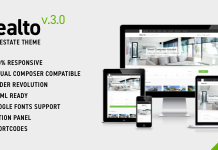 Realto – Thème WordPress pour les entreprises immobilières Realto Theme WordPress pour les entreprises immobilieres