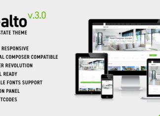 Realto – Thème WordPress pour les entreprises immobilières Realto Theme WordPress pour les entreprises immobilieres