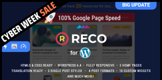 Reco Theme AMP Minimaliste et Leger pour les Ressources