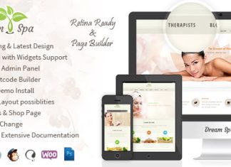 Reve Spa Salon WordPress