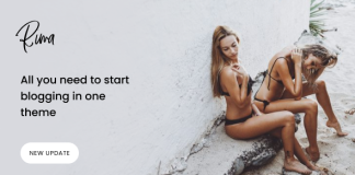 Rima Theme WordPress de blog personnel