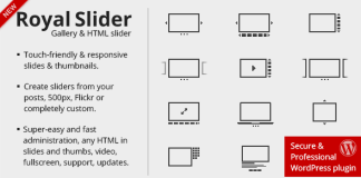 RoyalSlider Carrousel tactile de contenu pour WordPress