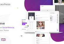 Ruche Theme WordPress de Reseau Social
