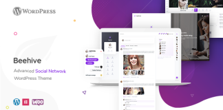 Ruche Theme WordPress de Reseau Social