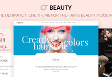 Salon de coiffure – Thème WordPress pour coiffeur Salon de coiffure Theme WordPress pour coiffeur