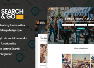 Search Go Theme de repertoire WordPress