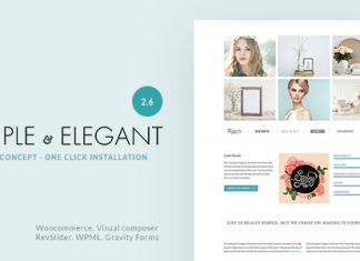 Simple et elegant Theme WordPress polyvalent