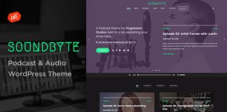 Soundbyte Theme PodcastAudio pour WordPress