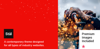 Stal Theme WordPress pour lindustrie
