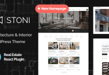 Stoni Theme WordPress pour agence darchitecture