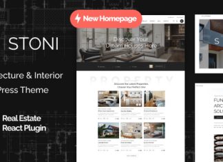 Stoni Theme WordPress pour agence darchitecture