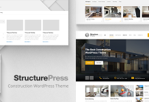 StructurePress – Thème WordPress pour la construction et l’architecture StructurePress Theme WordPress pour la construction et larchitecture