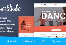 Studio de danse theme WordPress pour ecoles de danse