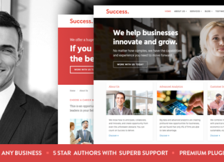 Success Theme WordPress pour les entreprises et les services