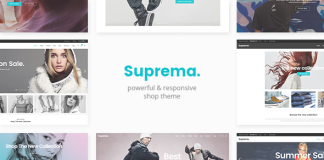 Suprema Theme eCommerce Polyvalent
