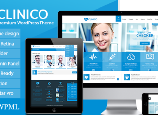 Theme Clinico Premium pour la medecine et la sante