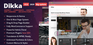 Theme WordPress Dikka Responsive Multi Concept