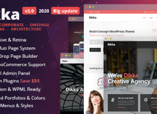 Theme WordPress Dikka Responsive Multi Concept