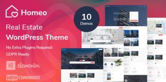 Theme WordPress Homeo Immobilier