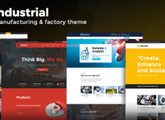 Theme WordPress Industriel Entreprise Industrie Usine
