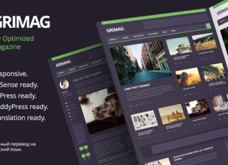Theme WordPress Magazine Grimag