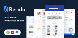 Theme WordPress Resido Immobilier