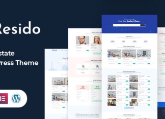 Theme WordPress Resido Immobilier
