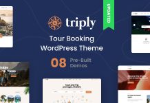 Thème WordPress Triply – Réservation de circuits touristiques Theme WordPress Triply Reservation de circuits touristiques